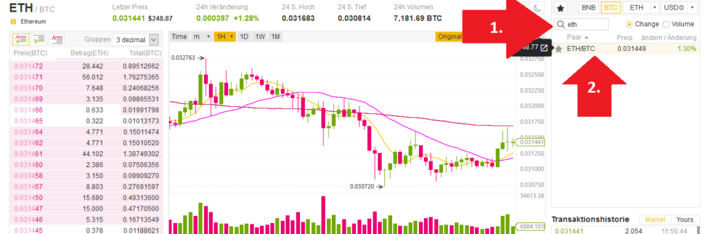 Binance Bitcoin Trading Tutorial