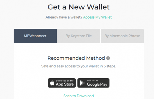 Set up Myetherwallet to manage BAT