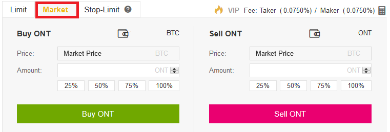 Buy Ontology on Binance 