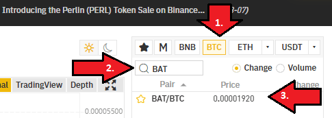 basic attention token bei binance kaufen